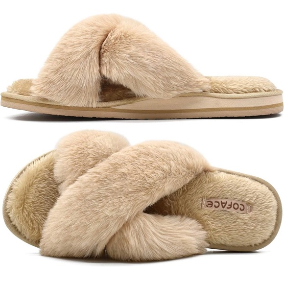 🪩3 for $15🪩 COFACE | Fuzzy Slippers - Picture 2 of 9